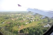 Landing at Lungi International Airport Sierra Leone A 330