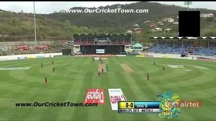 St Lucia Zouks v Trinidad & Tobago Red Steel 2nd Match Highlights Part 1