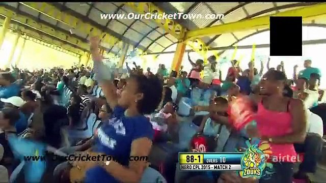 St Lucia Zouks v Trinidad & Tobago Red Steel 2nd Match Highlights Part 1