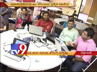 Huge arrangements for TANA Celebrations in Detroit - USA