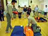 救急救命講習会・人工呼吸、心臓マッサージ、AEDの使い方