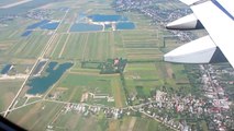 Landing in Bucharest , Otopeni Airport  with Aegean Airlines (1).