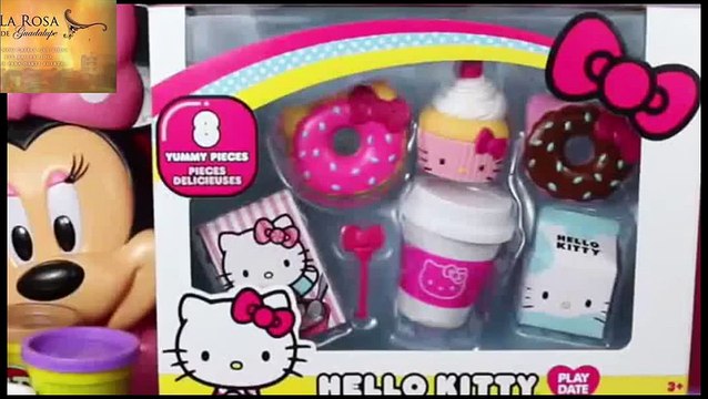 Play Doh Hello Kitty Donuts キャラクター練り切り ハローキティ Minnie Mouse Kitchen Cupcakes DisneyCarToys