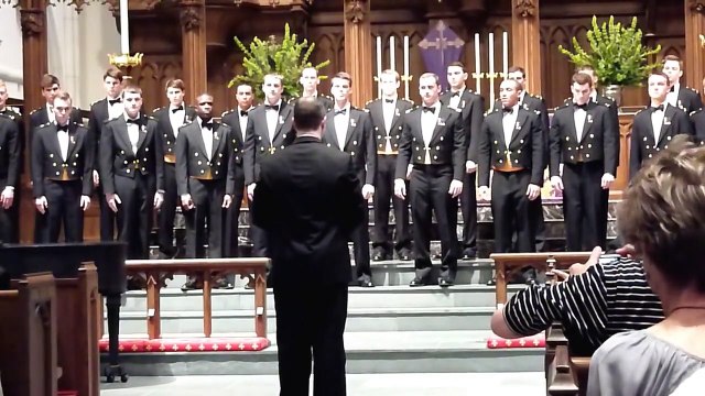 U.S. Naval Academy Men's Glee Club Concert - The Navy Hymn and The Battle Hymn of the Republic