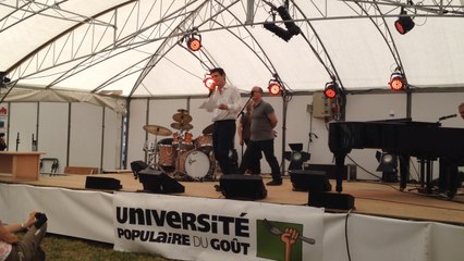 Marc Lavoine à l'Université populaire du goût