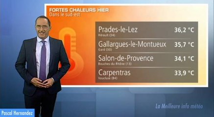 Chaleur samedi après-midi, fraîcheur dimanche matin