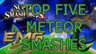 Top 5 Meteor Smashes in Smash Wii U! - HD 1080P 60FPS