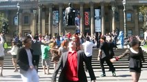 PSY-GANGNAM STYLE (강남스타일) flash mob at State Library, Melbourne, Australia