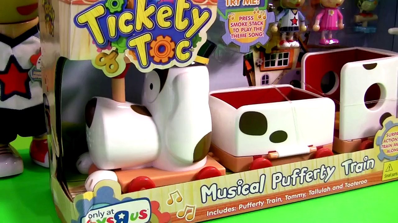 Tickety Toc Musical Pufferty Train Toy with Tommy and Tallulah See-Saw ...