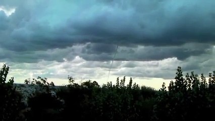 Tromba D'aria, Waterhoos, Tornado,  Porto san Giorgio Italia okt 2011