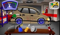 Cartoon repair machines   Car wash   Beige machine for children   Brown car for kids