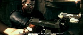 HD Resident Evil 5 : Wesker Excella V.S. Chris Raven?  cutscene !