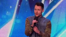 Golden boy Calum Scott hits the right note Audition Week 1 Britains Got Talent 2015