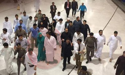 Imran Khan and Reham Khan - Exclusive dinner in Oberoi Hotel Madina