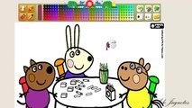 Peppa Pig   Colorear a Papa Pig y sus Amigos  ᴴᴰ ❤️ Juego de pintar ᴴᴰ ❤️