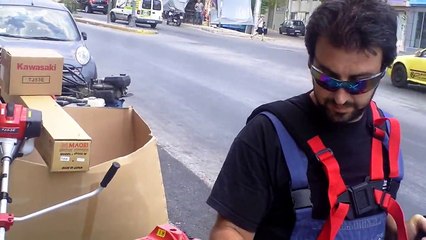 ΔΟΚΙΜΗ ΝΕΟΥ ΧΟΡΤΟΚΟΠΤΙΚΟΥ KAWASAKI TJ53