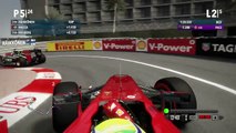 Codemasters F1 2012 - Gameplay - Monaco - Felipe Massa