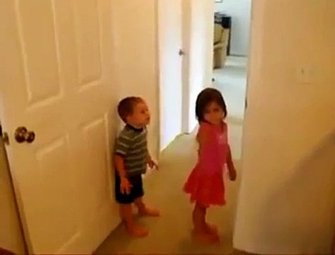 Very funny and cute kids climbing walls like Spiderman