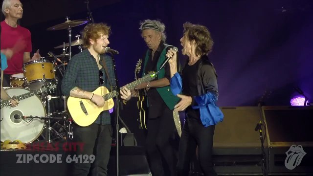 The Rolling Stones & Ed Sheeran - BEAST OF BURDEN - ZIP CODE Tour 2015