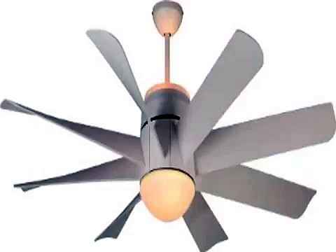 New Monte Carlo Fans 8TNR56RZWD Turbine - 56 Ceiling Fan, Rubberized White Finish w Top List