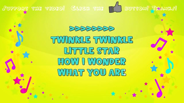 Twinkle Twinkle Little Star Lyrics Kids Music Video Baby