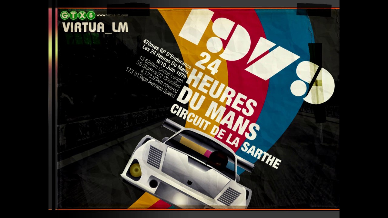 Tour de piste au Mans en Porsche 956 sur Rfactor 1