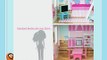 Luxury Large 116cm high Barbie Wooden Girls Dolls House with Furniture Dollhouse