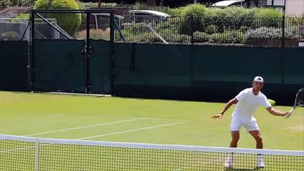 Rafael Nadal Wimbledon 2015 Practice