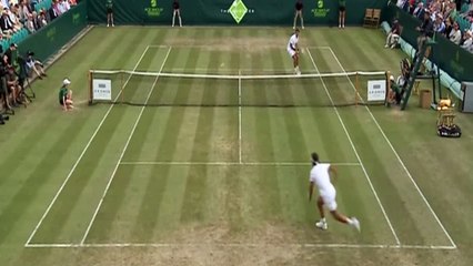 Rafael Nadal Fantasic Rally Point vs Robin Haase 2015