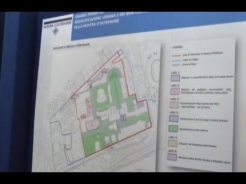 Napoli - Presentato il Grande Progetto della Mostra d'Oltremare (27.06.15)