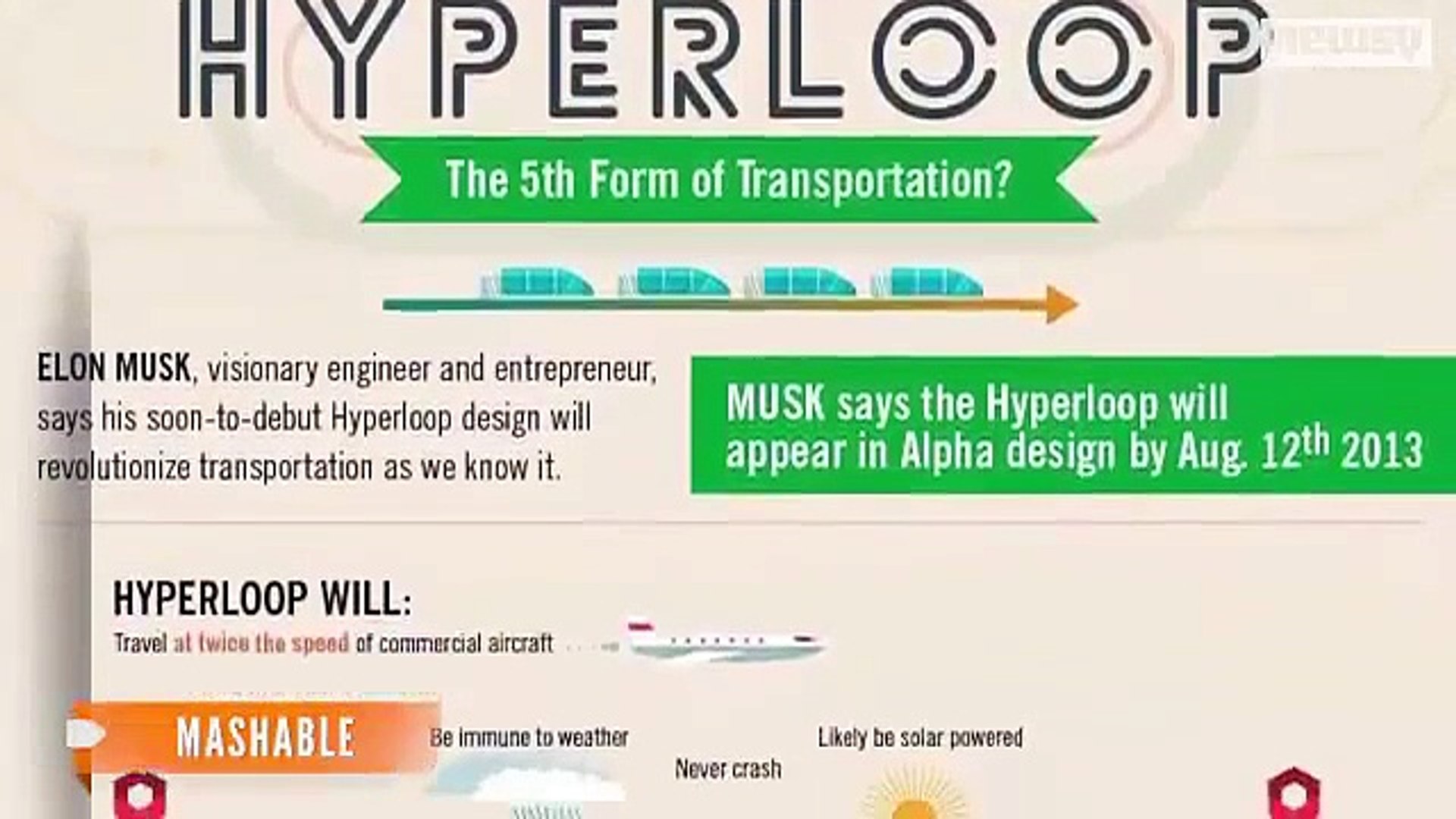 Elon Musk unveils Hyperloop plans