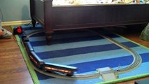 Polar Express - Lionel O Gauge train under the bed