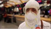 URGENT !!  Microbiologist wears Hazmat suit to Fly !! Says CDC is LYING about EBOLA !!
