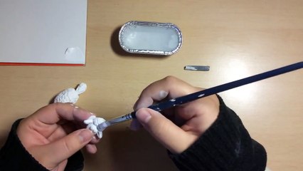 ひつじのショーン作ってみた！～色塗り編～I made Shaun the Sheep with paper clay