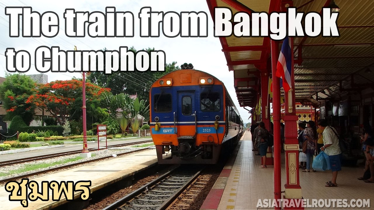The train from Bangkok to Chumphon