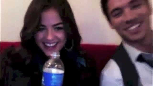 Lucy Hale & Ian Harding Ustream funny moments