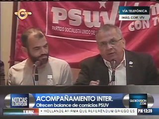 Representantes internacionales dicen que internas del Psuv fueron “limpias”