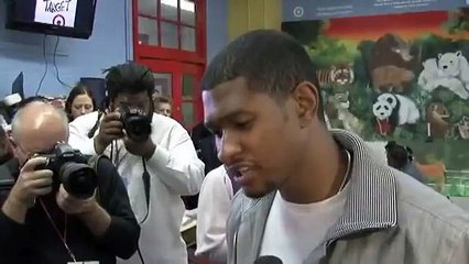 Usher at Simon Elementary School SE Washington DC Jan. 19 2009 MLK Day of Service and Service Nation