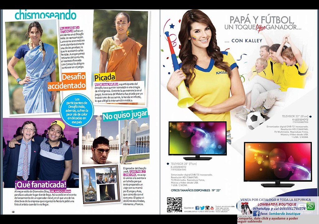 revista tvynovelas colombia junio 2015 greeicy...