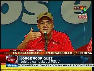 Jorge Rodríguez: Venezolanos daremos lección democrática al mundo