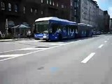 Looong citybus downtown Hamburg
