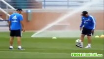 Zidane and Carlo Ancelotti showing their skills - Real Madrid Training