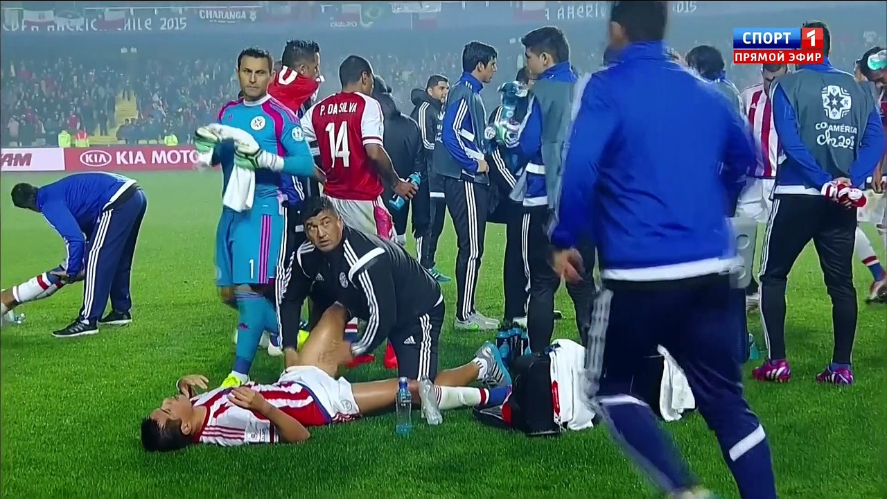 Бразилия - Парагвай. Послематчевые пенальти. HD