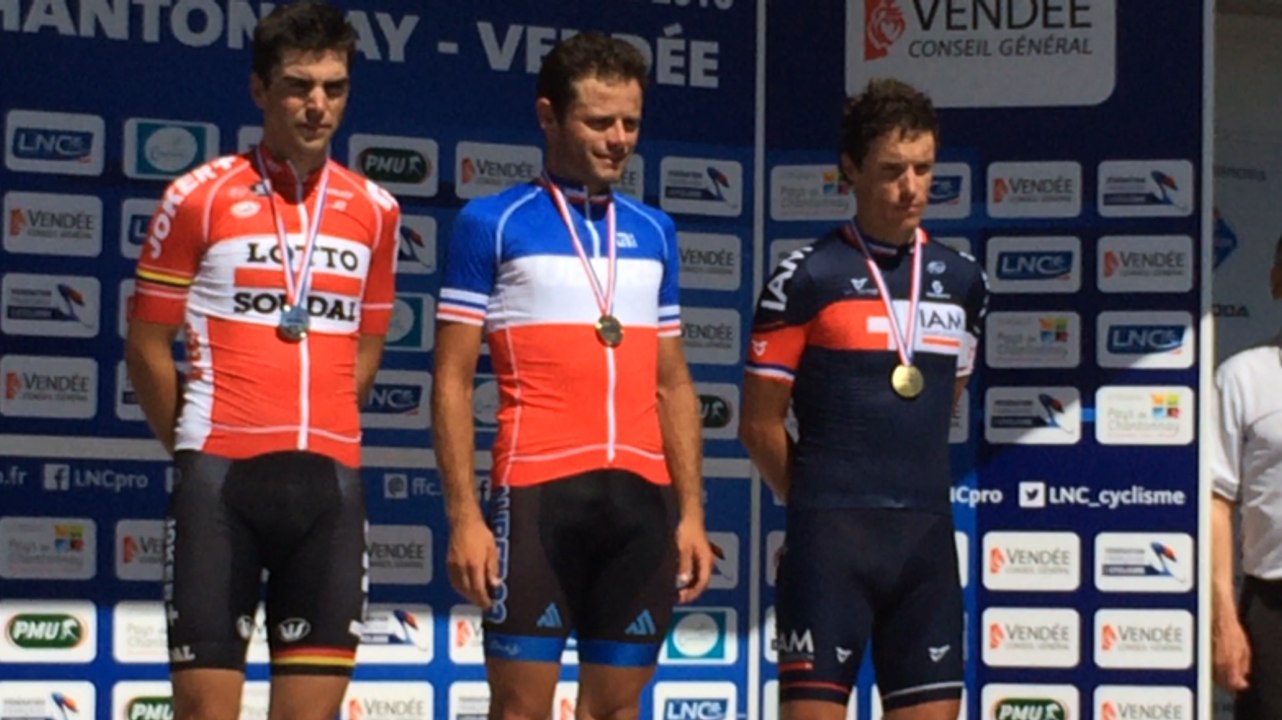 Steven Tronet champion de France de cyclisme