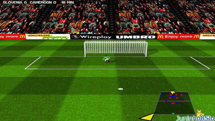 Actua Soccer 2-Slovenia vs Cameroon-Game 8