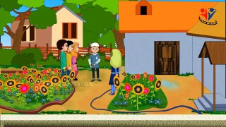 Let's save water for Poor Villagers Cartoon for children English Version
