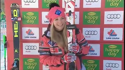 08.12.2013 Super-G Lake Louise Damen Winner Lara Gut