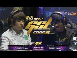 [2015 GSL S1] 조성주 vs 원이삭 TvP  최종전   16강 D조 5경기   스타 2