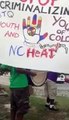 NC HEAT Making Noise in front of NC Central Prison