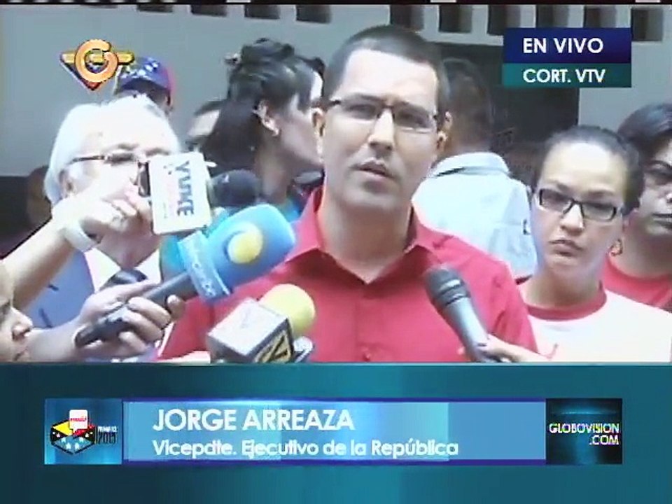 Arreaza: Hay concurrencia como nunca antes en elecciones internas